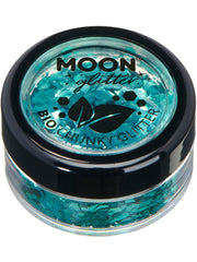 Moon Glitter Bio Chunky Glitter, Turquoise - 1