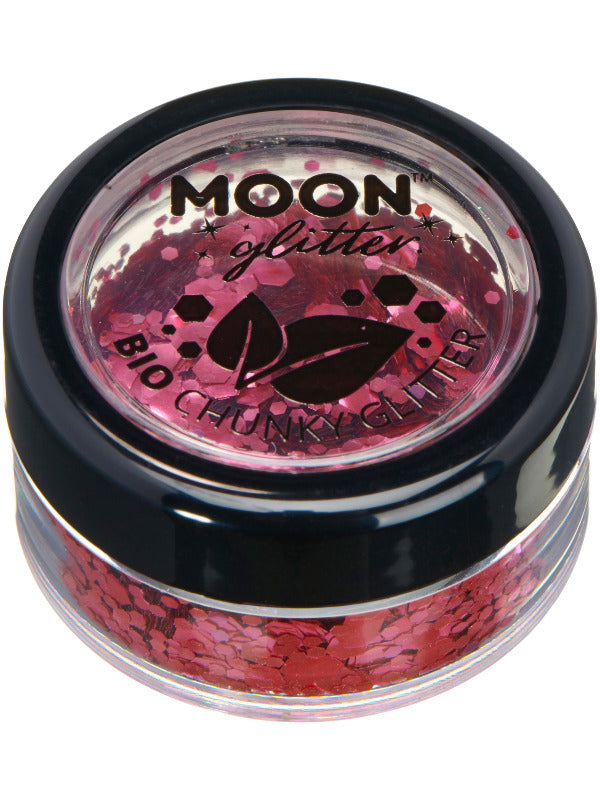 Moon Glitter Bio Chunky Glitter, Dark Rose - 2