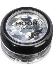 Moon Glitter Classic Chunky Glitter, Silver 1