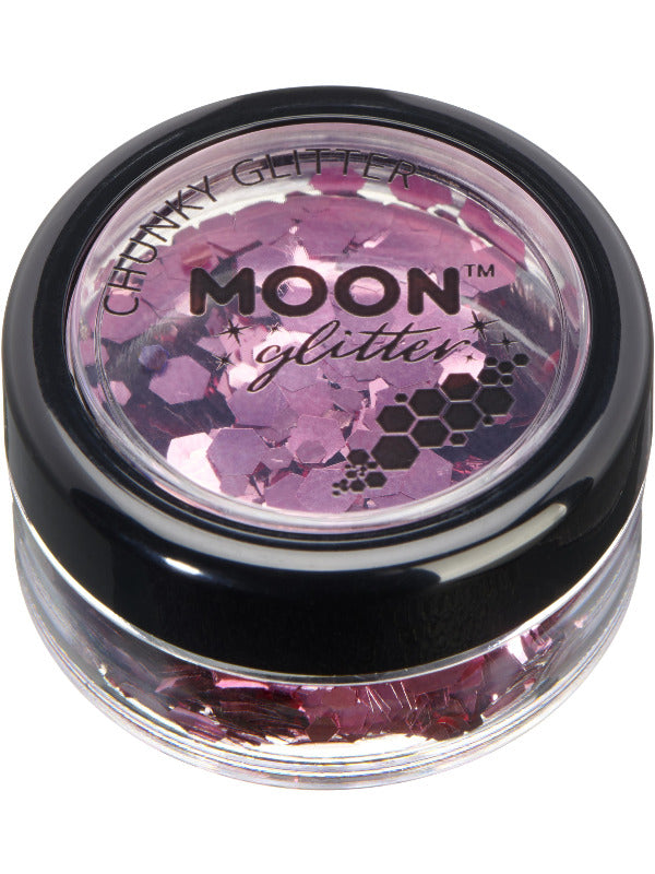Moon Glitter Classic Chunky Glitter, Pink - 2
