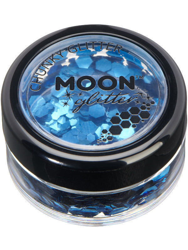 Moon Glitter Classic Chunky Glitter, Blue - 2