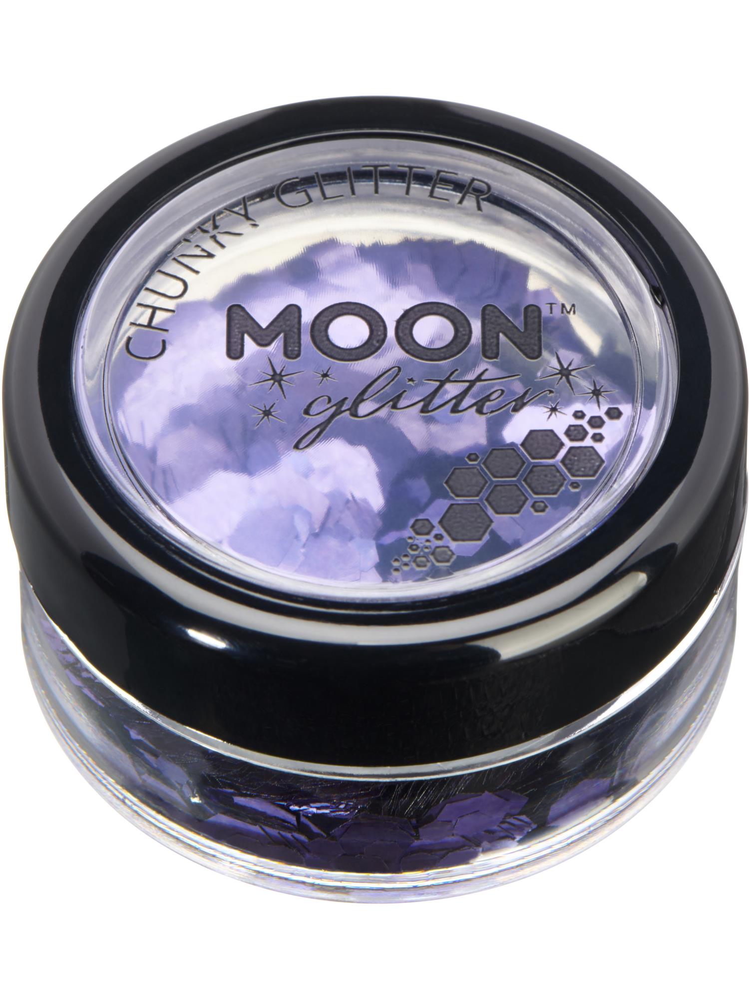 Moon Glitter Classic Chunky Glitter, Lavender 1