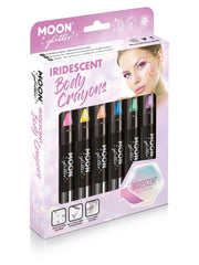 Moon Glitter Iridescent Body Crayons, Assorted - 1