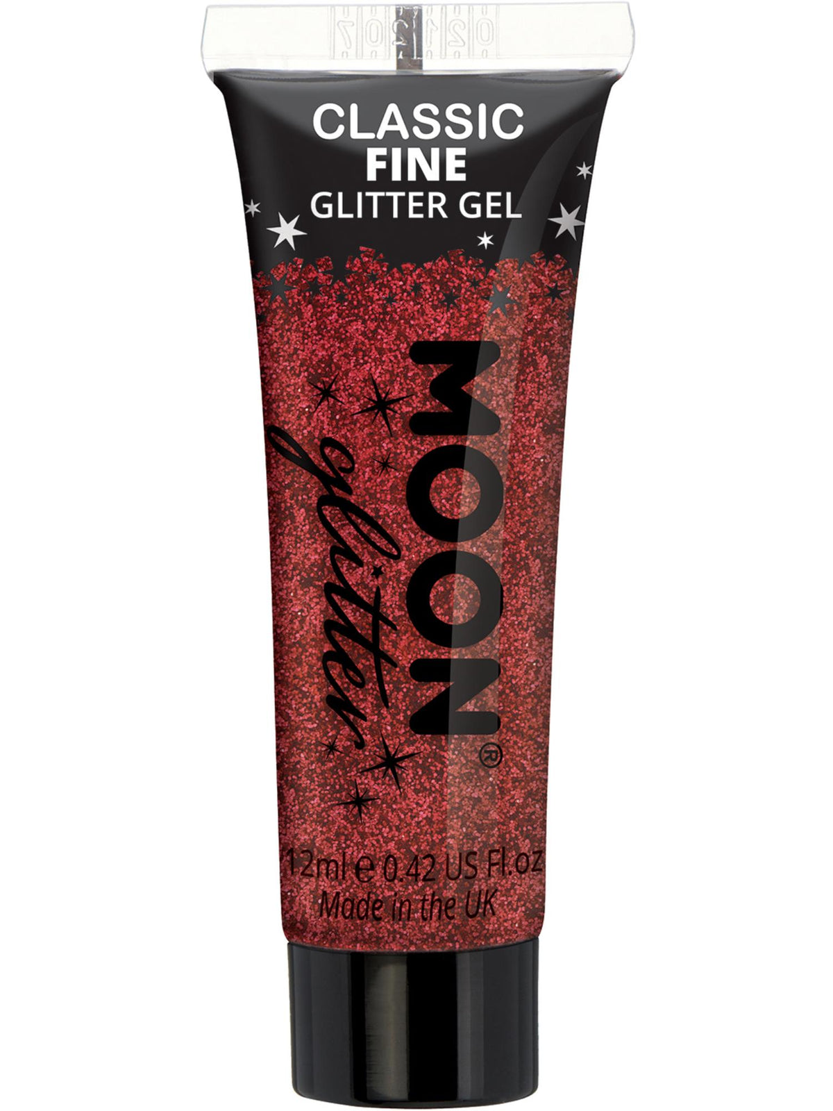 Moon Glitter Classic Fine Glitter Gel, Red 1
