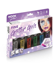 Moon Glitter Classic Fine Glitter Gel, Assorted - 1