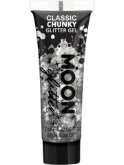 Moon Glitter Classic Chunky Glitter Gel, Silver 1