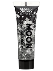 Moon Glitter Classic Chunky Glitter Gel, Silver - 1