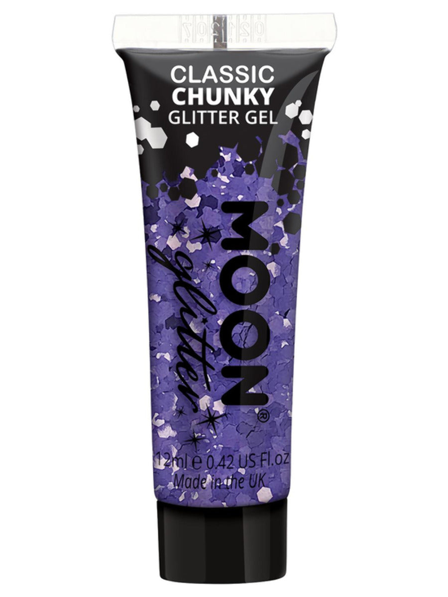 Moon Glitter Classic Chunky Glitter Gel, Lavender - 1