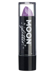 Moon Glitter Iridescent Glitter Lipstick, Purple - 1