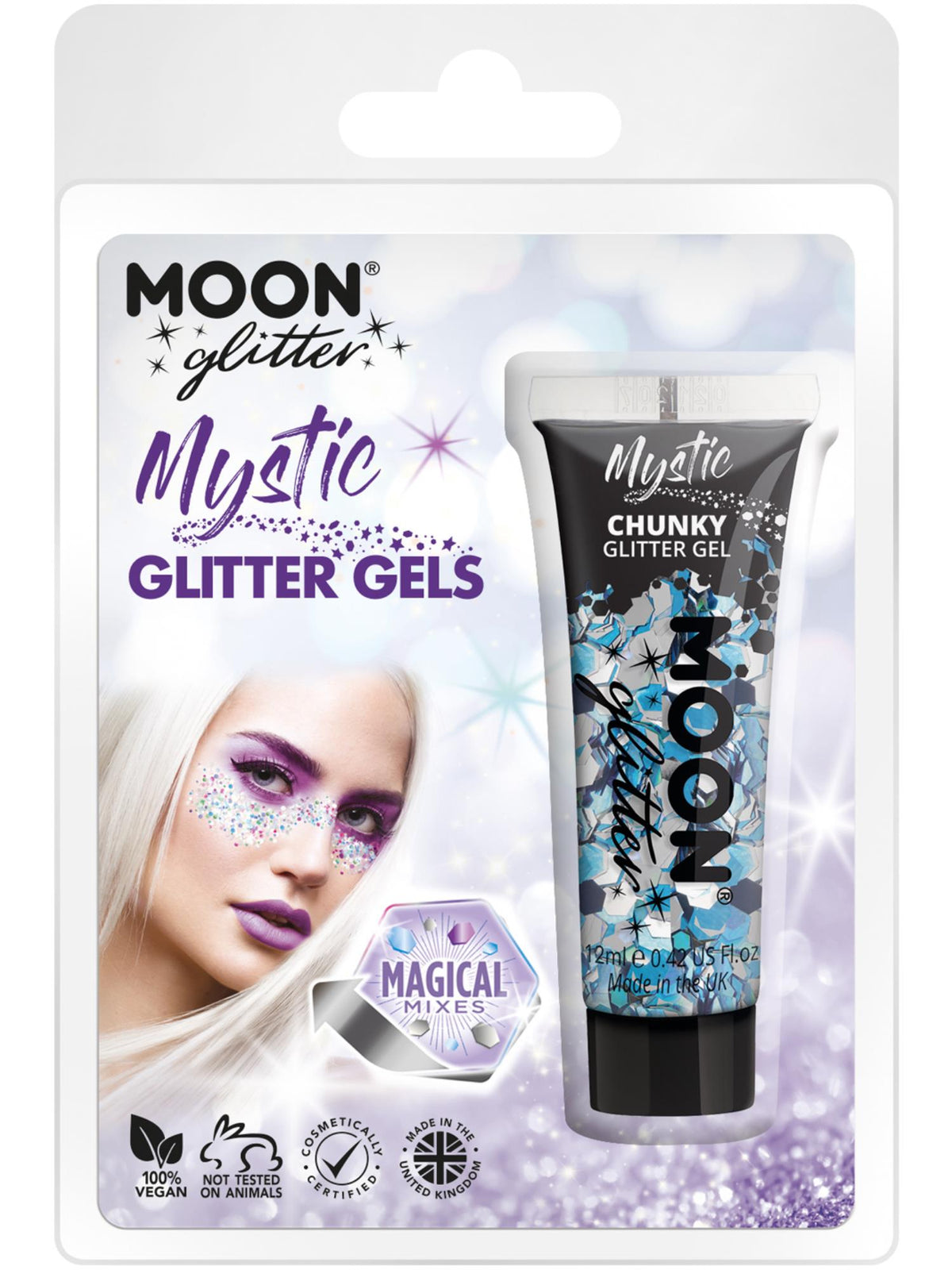Moon Glitter Mystic Chunky Glitter Gel, Clamshell 1