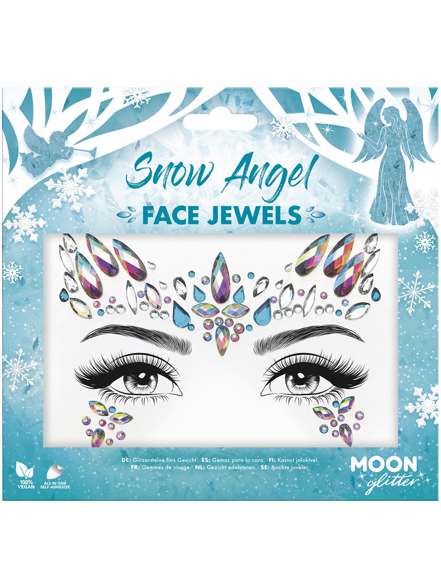 Moon Glitter Face Jewels, Snow Angel 1