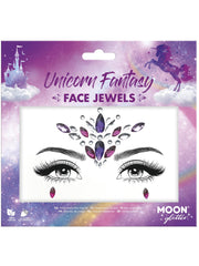 Moon Glitter Face Jewels, Unicorn Fantasy - 1