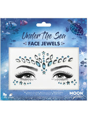 Moon Glitter Face Jewels, Under The Sea - 1