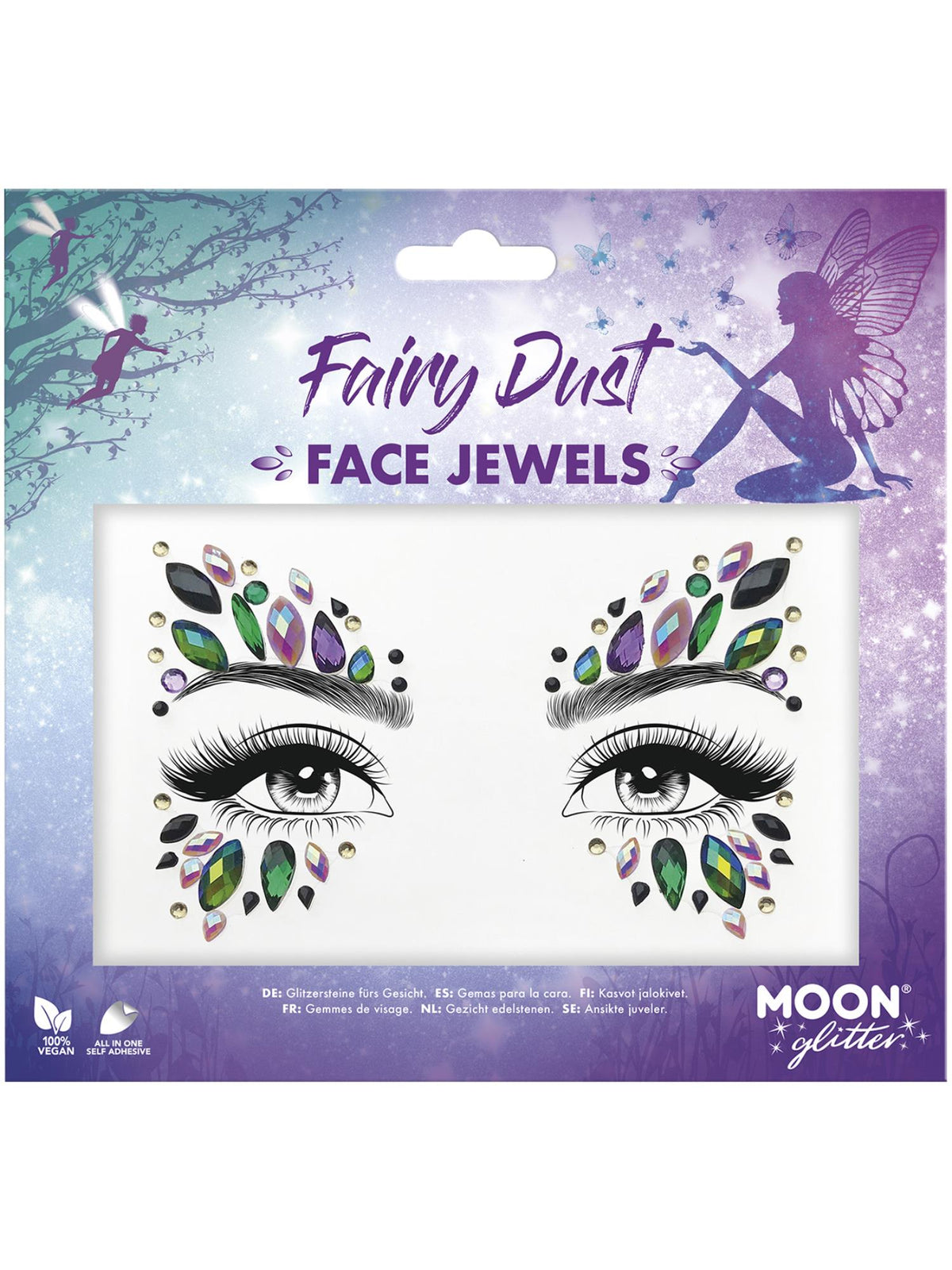 Moon Glitter Face Jewels, Fairy Dust 1