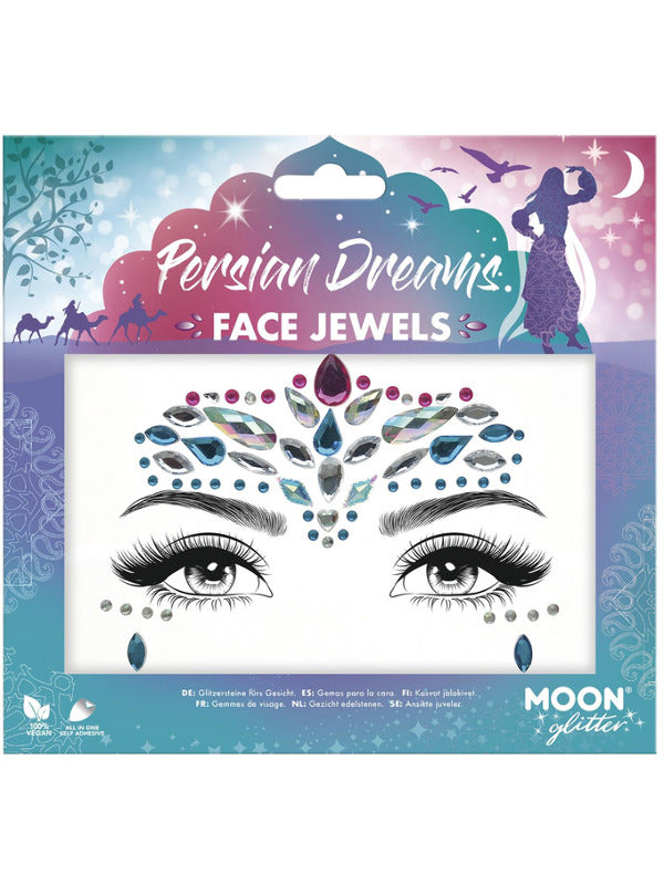 Moon Glitter Face Jewels, Persian Dreams - 2