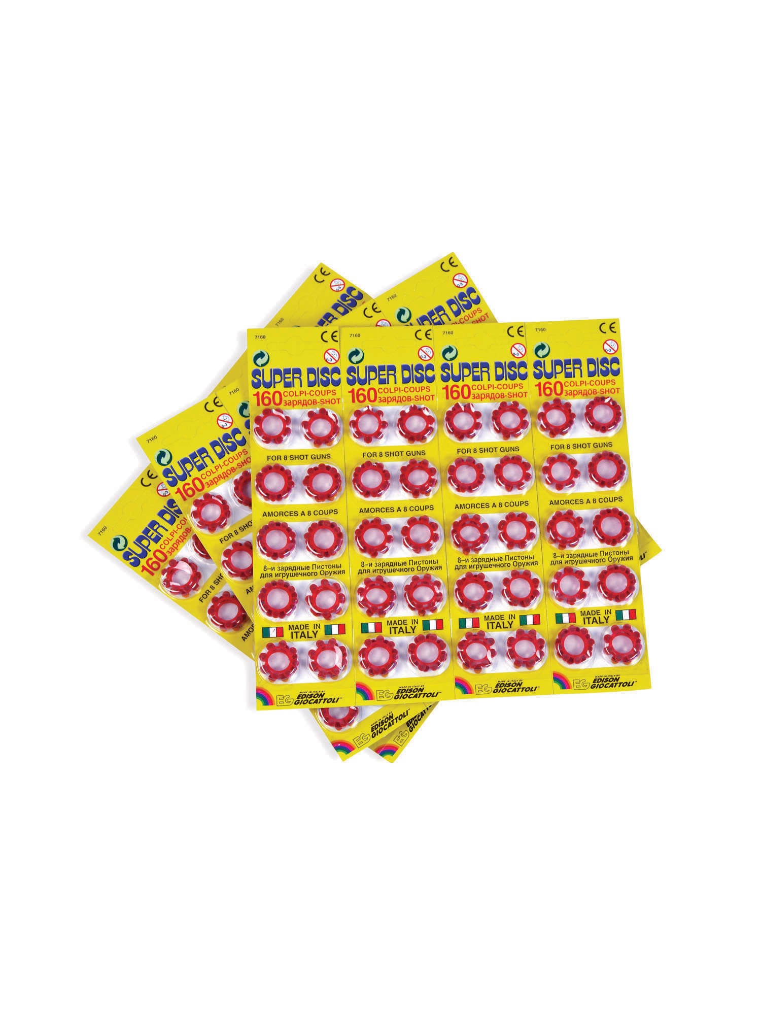 8 Shot Cap/20Ring a Crd/3Crds of 4=Dz