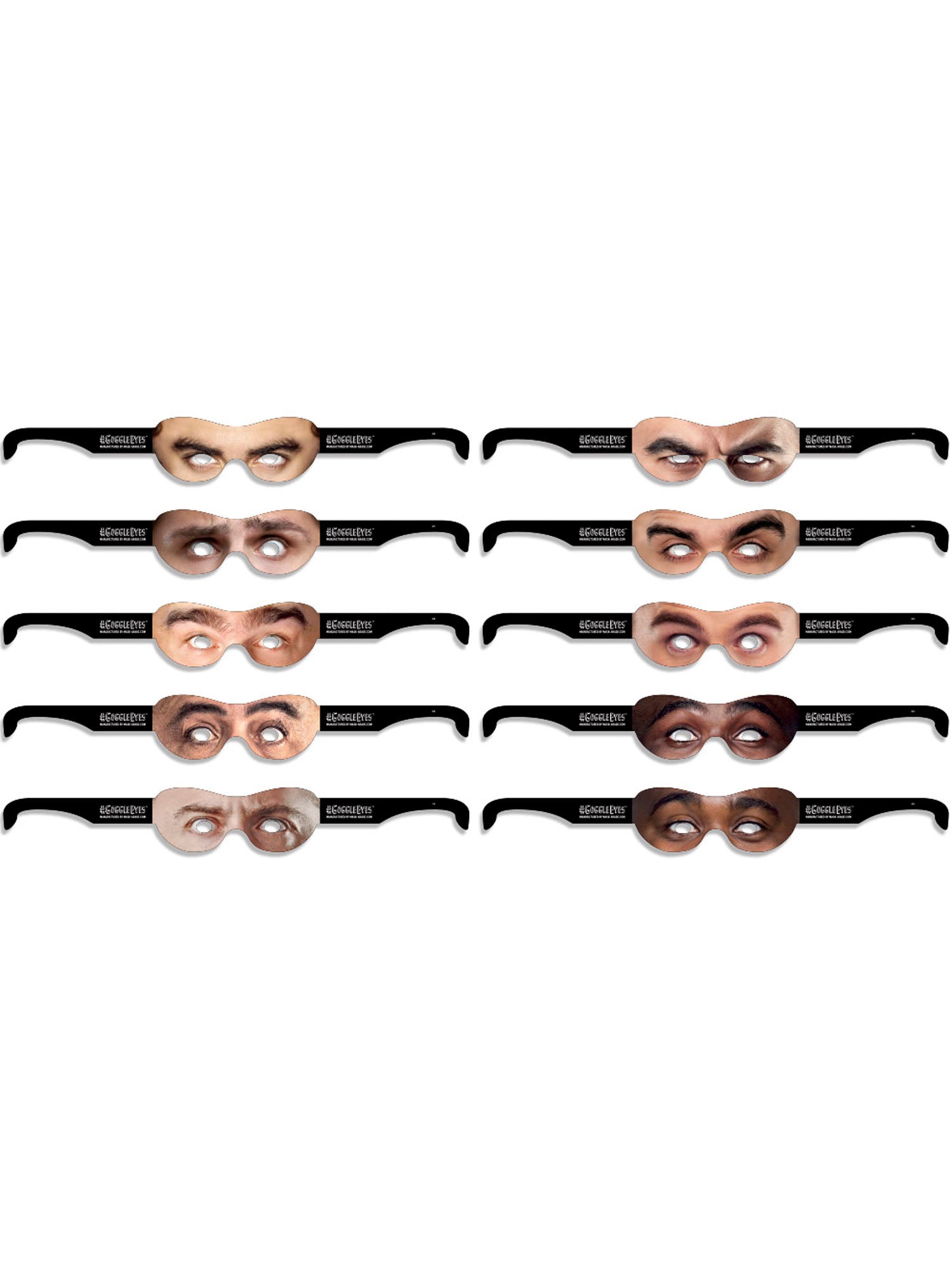 Guys Goggle Eyes Pack 3