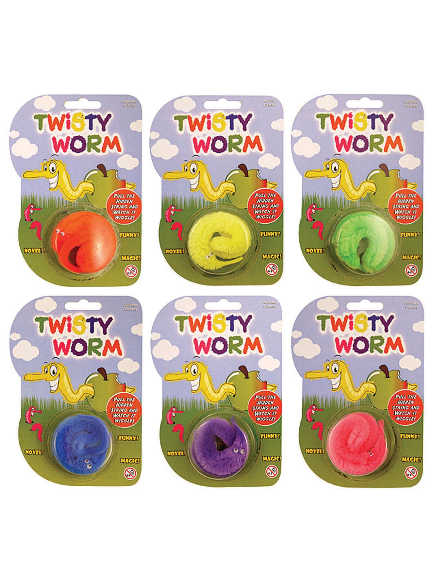 Twisty Worm (Asstd Colours)