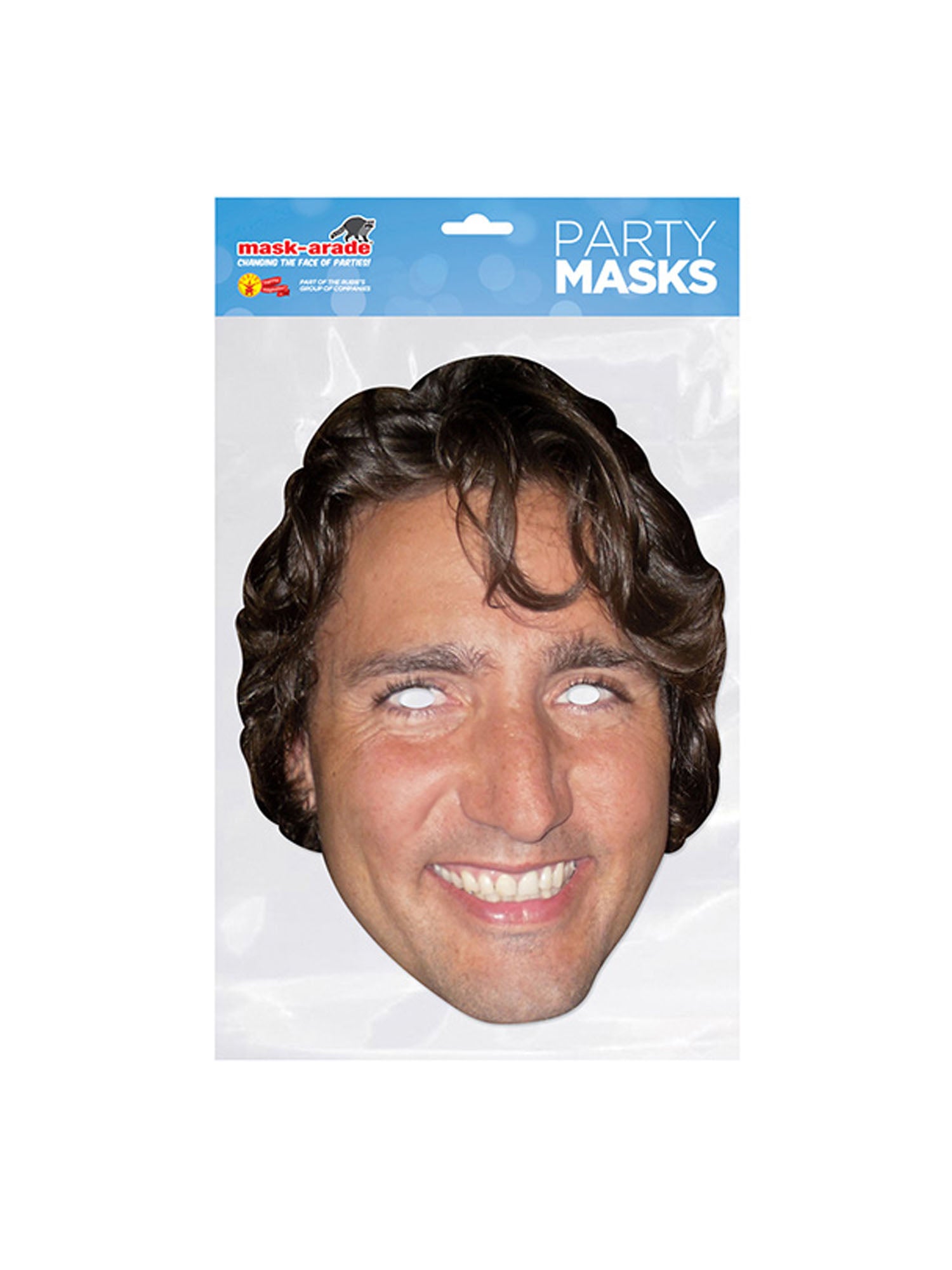 JUSTIN TRUDEAU CARD MASK 1