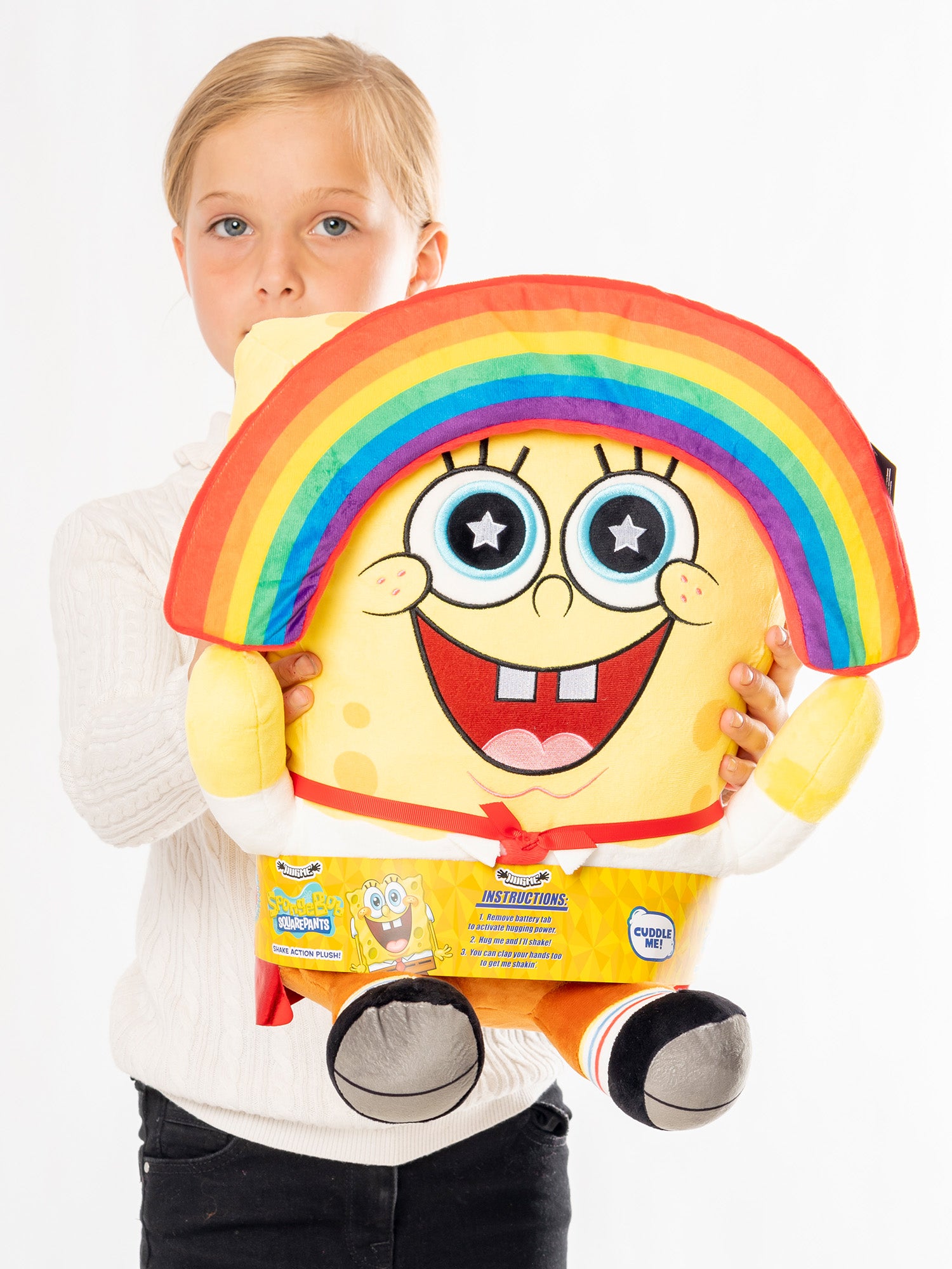 Spongebob Rainbow Hugme Vibrating Plush 2