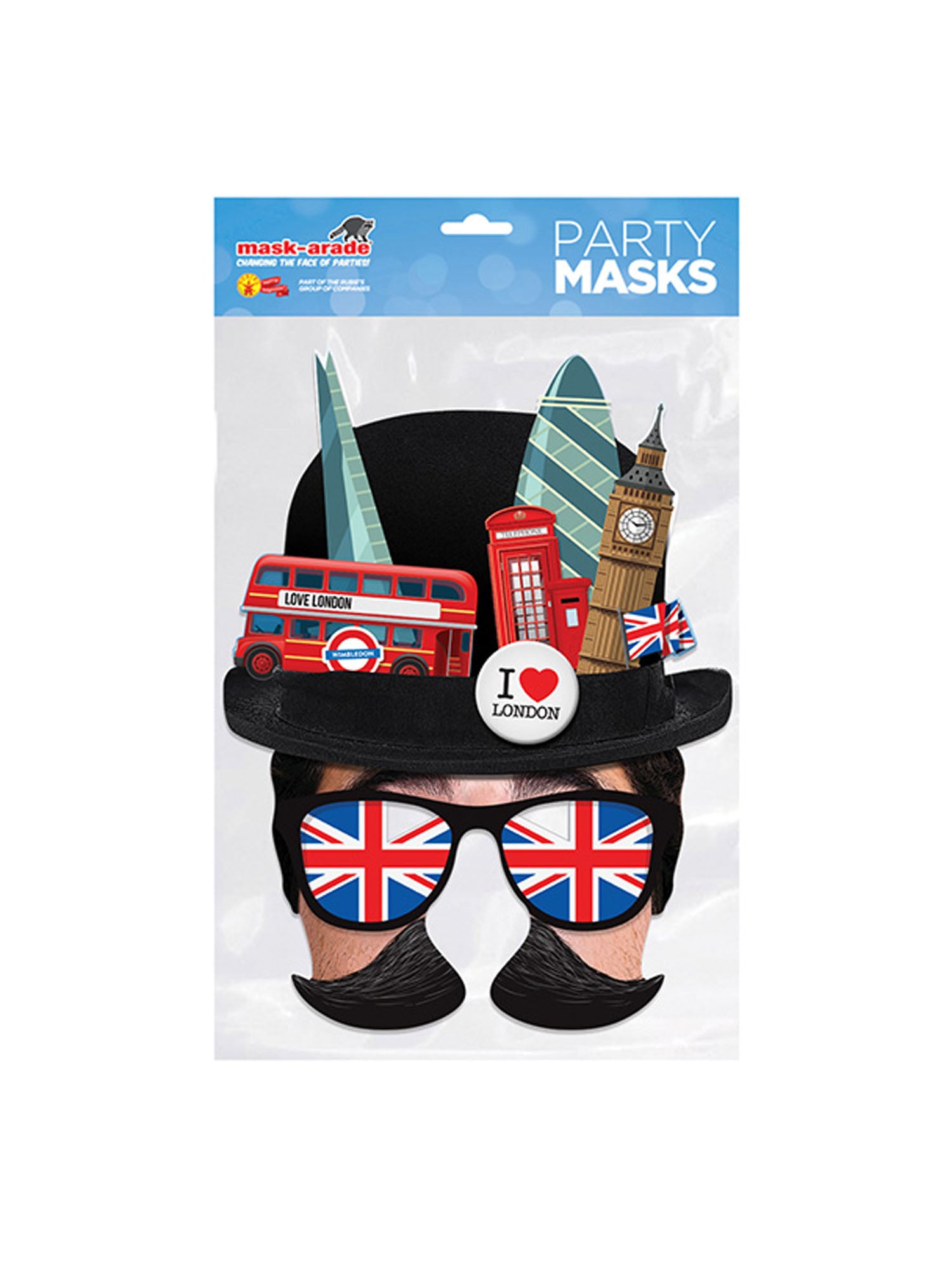 London Bowler Hat Tourist Mask 2