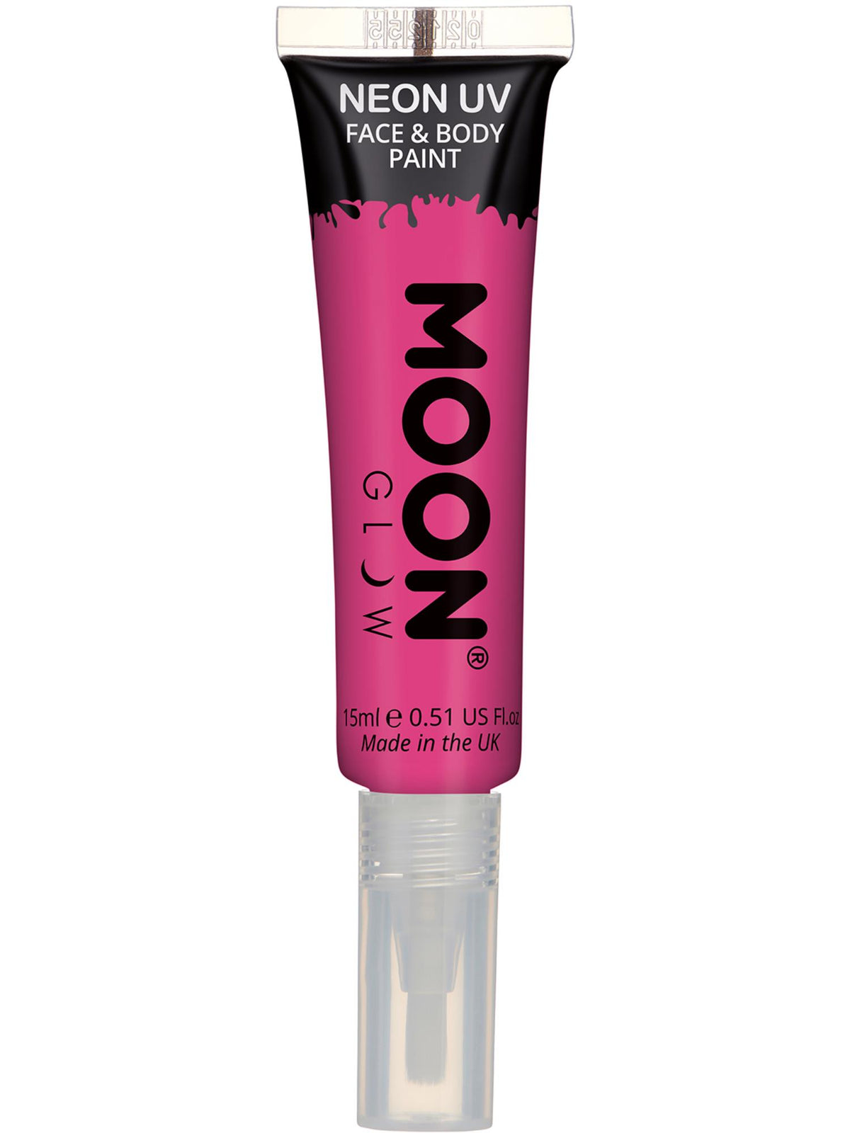 Moon Glow Intense Neon UV Face Paint, Hot Pink 1