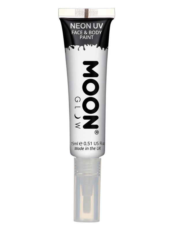 Moon Glow Intense Neon UV Face Paint, White - 2