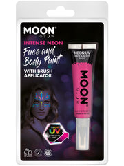 Moon Glow Intense Neon UV Face Paint, Hot Pink 1