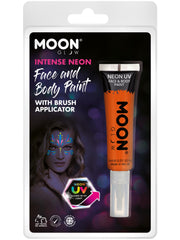 Moon Glow Intense Neon UV Face Paint, Orange 1