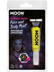 Moon Glow Intense Neon UV Face Paint, Yellow 1