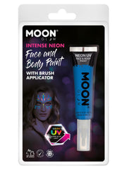 Moon Glow Intense Neon UV Face Paint, Blue - 1