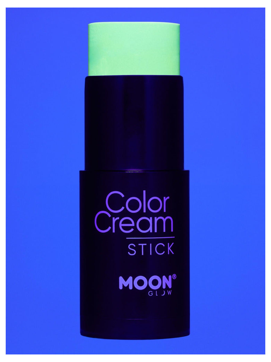 Moon Glow - Neon UV ColorCream Stick, Intense Gree - 3