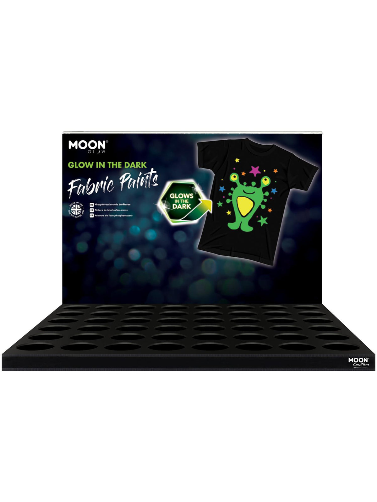 Moon Glow - Glow in the Dark Fabric Paint, 1