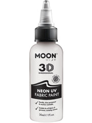 Moon Glow - Neon UV Intense Fabric Paint, White 1