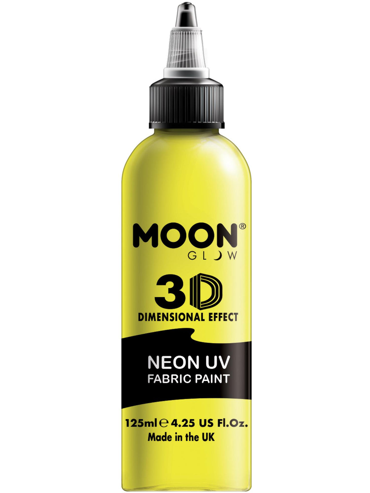 Moon Glow - Neon UV Intense Fabric Paint, Yellow 1