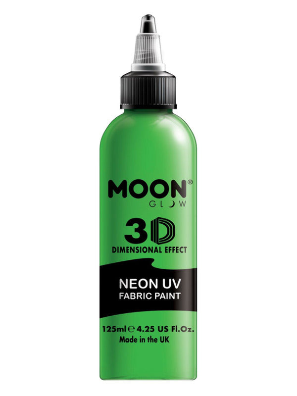 Moon Glow - Neon UV Intense Fabric Paint, Green - 2