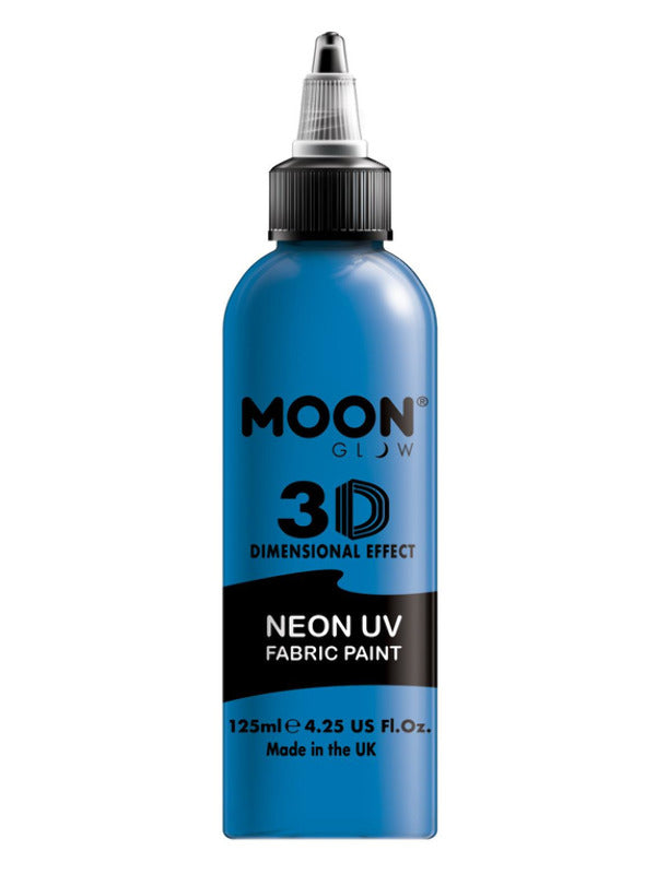 Moon Glow - Neon UV Intense Fabric Paint, Blue - 2
