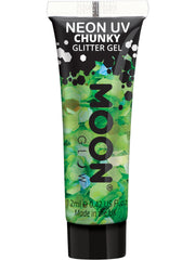 Moon Glow - Neon UV Chunky Glitter Gel, Green 1