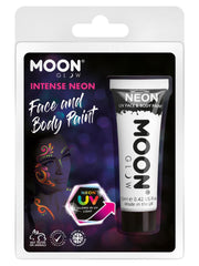 Moon Glow Intense Neon UV Face Paint, Intense Whit - 1