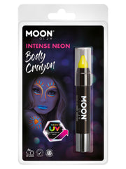Moon Glow Intense Neon UV Body Crayons, Intense Ye - 1