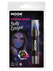 Moon Glow Intense Neon UV Body Crayons, Intense Bl - 1