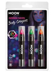 Moon Glow Intense Neon UV Body Crayons,  - 1