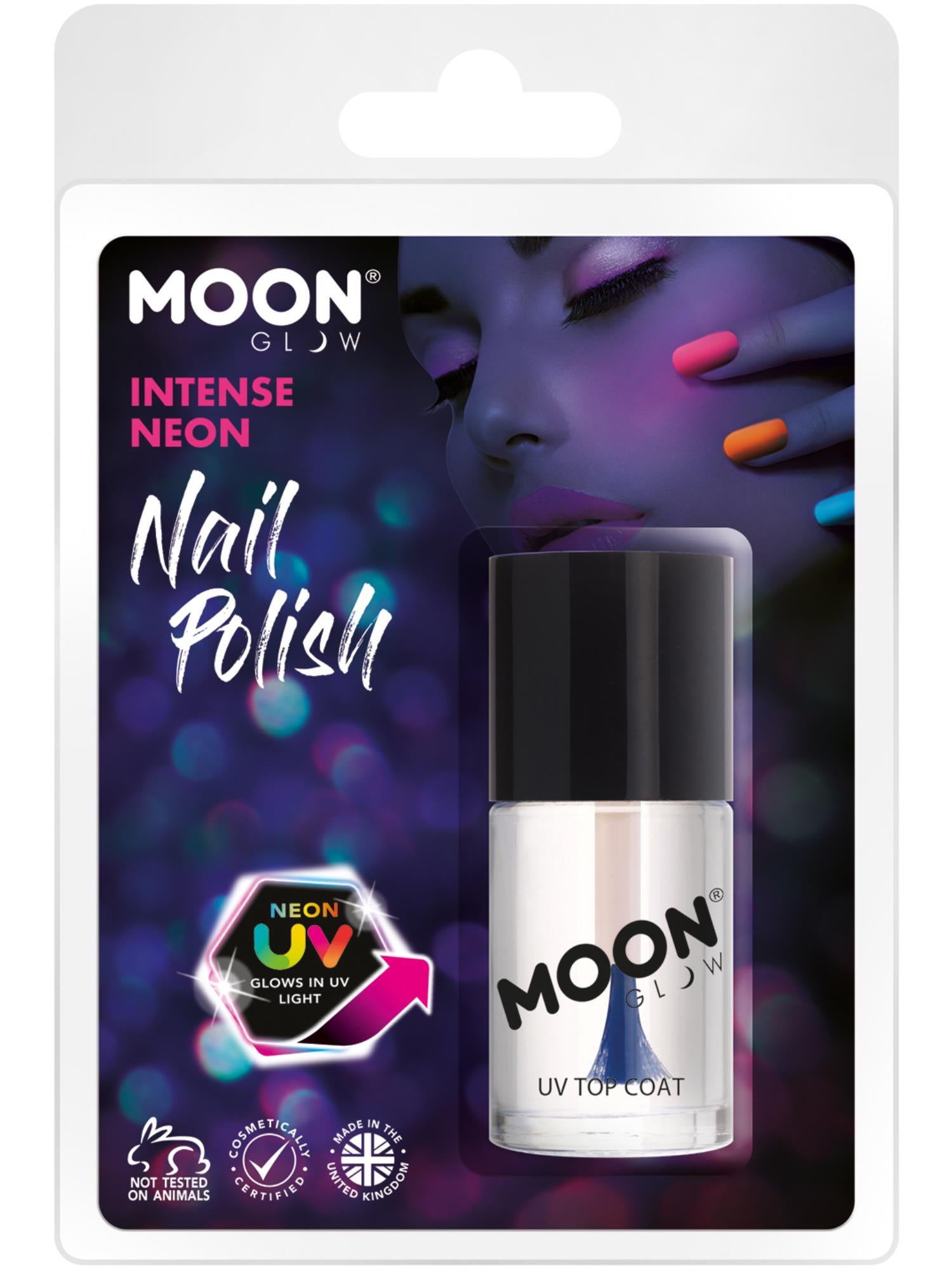 Moon Glow UV Reactive Top Coat, Clear 1
