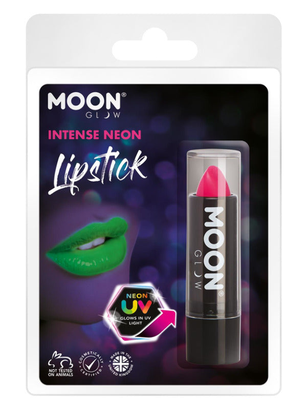 Moon Glow Intense Neon UV Lipstick, Intense Pink - 2