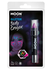 Moon Glow - Neon UV Glitter Body Crayosn, Purple - 1