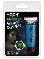 Moon Glow - Glow in the Dark Face Paint, Blue - 1