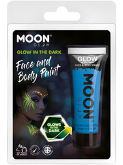 Moon Glow - Glow in the Dark Face Paint, Blue 1
