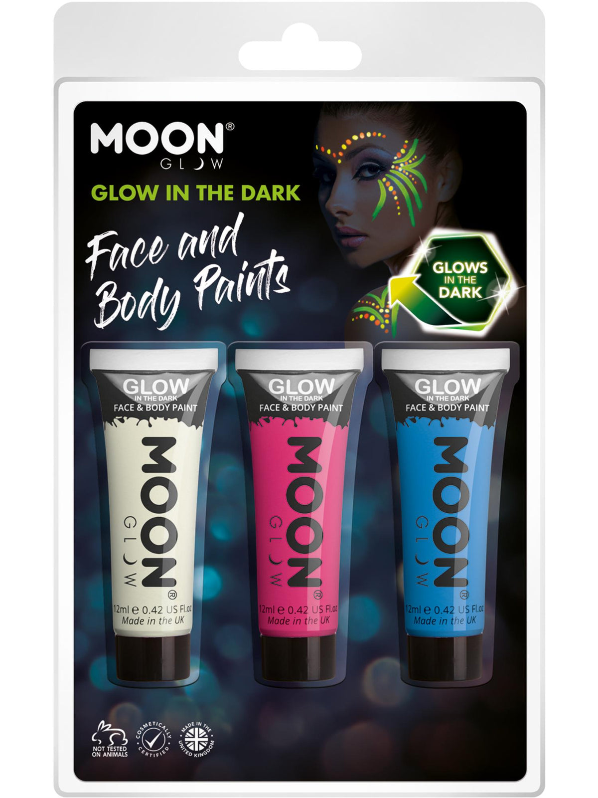 Moon Glow - Glow in the Dark Face Paint, 1