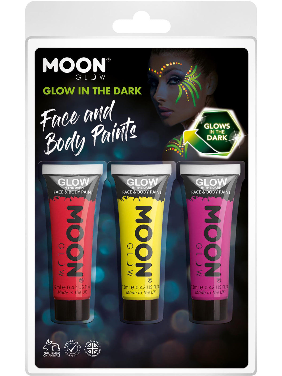 Moon Glow - Glow in the Dark Face Paint, 1