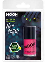 Moon Glow - Glow in the Dark Nail Polish, Pink 1